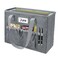 abcxgood Desktop File Organizer BoxCollapsible Hanging Filing BoxHome Office Document Storage Organizer with Front Pocket and Handles Letter Size Folder