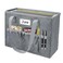 abcxgood Desktop File Organizer BoxCollapsible Hanging Filing BoxHome Office Document Storage Organizer with Front Pocket and Handles Letter Size Folder