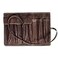 Fountain Pen Revolution FPR 6 Slot Leather Fountain Pen Case Fountain Pen Pouch for Oversized Pens Genuine Leather Portfolio with Secure Strap Versatile Traveler Notebook Accessories with FoldOver Fla