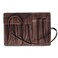 Fountain Pen Revolution FPR 6 Slot Leather Fountain Pen Case Fountain Pen Pouch for Oversized Pens Genuine Leather Portfolio with Secure Strap Versatile Traveler Notebook Accessories with FoldOver Fla