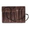 Fountain Pen Revolution FPR 6 Slot Leather Fountain Pen Case Fountain Pen Pouch for Oversized Pens Genuine Leather Portfolio with Secure Strap Versatile Traveler Notebook Accessories with FoldOver Fla