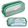 Fancy Forest Clear Mesh Pencil Case Large Capacity Pen Case for School Exam Students