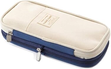 Arnuixty Large Storage Pencil Case Pen Bag with Zipper Big Capacity Pouch Organizer for Office Travel Holder Box