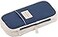 Arnuixty Large Storage Pencil Case Pen Bag with Zipper Big Capacity Pouch Organizer for Office Travel Holder Box Navy Blue
