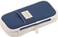 Arnuixty Large Storage Pencil Case Pen Bag with Zipper Big Capacity Pouch Organizer for Office Travel Holder Box Navy Blue