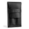 Leather Worx Double Pen Case Handmade from Full Grain Leather Charcoal Black