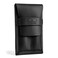 Leather Worx Double Pen Case Handmade from Full Grain Leather Charcoal Black