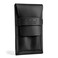 Leather Worx Double Pen Case Handmade from Full Grain Leather Charcoal Black