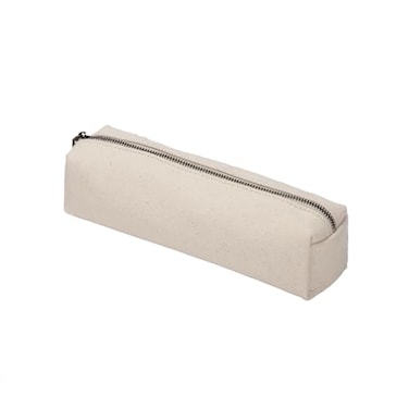 YONBEN Canvas Pencil Case Stationery Bag Pencil Case Storage Cosmetic Bag Beige S