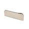 YONBEN Canvas Pencil Case Slim Pencil Pouch Durable Zipper Stationery Bag Small Travel Use BeigeCanvas
