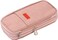 Arnuixty Large Storage Pencil Case Pen Bag with Zipper Big Capacity Pouch Organizer for Office Travel Holder BoxDark Pink