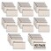 Cruleen 40 PCs Blank canvas Zipper Pouch Makeup Bags Bulk Pencil Pouch with Sturdy ZipperMultiPurpose DIY Crafts Toiletry Canvas Bags Case for Sublimation Stationery Cosmetic Storage 83x47