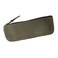 HideDrink Hide Drink Rectangular Pencil Case Pen Marker Pouch for Men and Women Flat Zippered Holder Classic Style for Artists Full Grain Leather Handmade Dark Jade