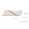YONBEN Pencil Case Lightweight and Cute Pencil Pouch Slim and Stylish Cotton Canvas Thin Pen Case BeigeCanvas
