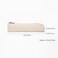 YONBEN Canvas Pencil Case Small Pencil Pouch Slim Lightweight Pen Case Holder Cute Zipper Bag for School Office