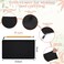 Legigo 50 Pack Blank DIY Craft Bags Black Canvas Pencil Pouches MultiPurpose Travel Toiletry Bags 83 5 Inch