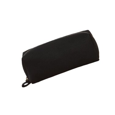 YONBEN Pencil Case Durable Cotton Canvas Pouch Bag for PensStylish and soft Black