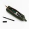 Maruse Pencil Case Italian Grained Leather Zipper Case for Pen and Pencils Work Accessories Made in Italy Green
