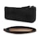 HideDrink Hide Drink Rectangular Pencil Case Pen Marker Pouch for Men and Women Flat Zippered Holder Classic Style for Artists Full Grain Leather Handmade Charcoal Black