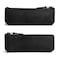 HideDrink Hide Drink Rectangular Pencil Case Pen Marker Pouch for Men and Women Flat Zippered Holder Classic Style for Artists Full Grain Leather Handmade Charcoal Black