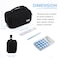 VASCHY Pencil Case Large Pencil Pen Pouch Organizer Holder w Portable Handle School Supplies for KidsTeensStudentsAdults Black