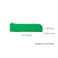 YONBEN Oxford Pencil Case Small Pencil Pouch Slim Pen Case Holder Zipper Bag for School OfficeGrass greenOxford Fabric