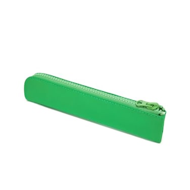 YONBEN Oxford Pencil Case Small Pencil Pouch Slim Pen Case Holder Zipper Bag for School OfficeGrass greenOxford Fabric