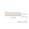 YONBEN Oxford Pencil Case Small Pencil Pouch Slim Pen Case Holder Zipper Bag for School Office CreamOxford Fabric