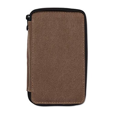 Speedball Art Products 252480 48 Pencil Storage Canvas Pencil Case Chocolate