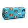 LParkin French Bulldog Pencil Case Capacity Canvas Pen Bag Pouch Stationary Case Makeup Cosmetic Bag Gadget Box