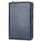 Lanxivi Black Cowhide Leather Fountain Pen Case for Various Size Pens 46 Slot Display Holder Bag