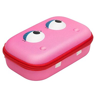 ZIPIT Beast Pencil Box for Girls Large Capacity Cute Pencil Case for School Stationery Organizer Box Pink