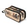 SUABO Running Horse Big Capacity Pencil Case 3 Compartment Pen Bag Pouch Holder Box for Office College School Portable Storage Bag for Kids