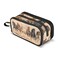 SUABO Running Horse Big Capacity Pencil Case 3 Compartment Pen Bag Pouch Holder Box for Office College School Portable Storage Bag for Kids