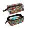 ZIPIT Lenny Pencil Case Doodles Large Storage Capacity Zipper Pouch MakeupStationery Bag SchoolTravel Washable Polyester KidsTeensAdults