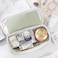 WAFJAMF Large Capacity Pencil Box with Zipper Big Storage Bag Pouch Holder Box Organizer for Office Travel Light Green
