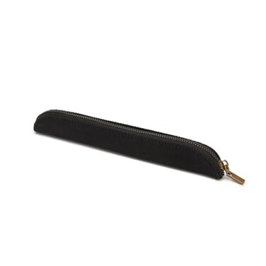 YONBEN Canvas Pencil Case Cartucheras De Maquillaje Pure Color Simple Mini Black S