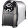 Bostitch Office SuperPro Glow Electric Pencil Sharpener Heavy Duty Commercial Classroom Replaceable Cutter Cartridge System 6Hole SilverBlack