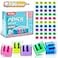 Craiiby 100 Pack Pencil Sharpeners Bulk Colored Handheld Pencil Crayon Double Hole Sharpener School Classroom Supplies