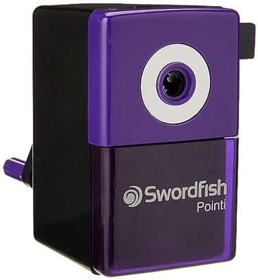 Swordfish Pointi 8mm Desktop Manual Pencil Sharpener Ref 40235