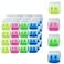 Gutyble 48 Pcs Manual Pencil Sharpeners with Lid for SchoolOffice and Home