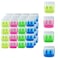 Gutyble 48 Pcs Manual Pencil Sharpeners with Lid for SchoolOffice and Home