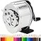EXTRIC Pencil Sharpener Manual Desktop Manual Pencil Sharpeners Desktop and Wall Mount Pencil Sharpeners Heavy Duty Silver 8 Sizes Holes Metal Hand Crank Pencils Sharpener for Classroom