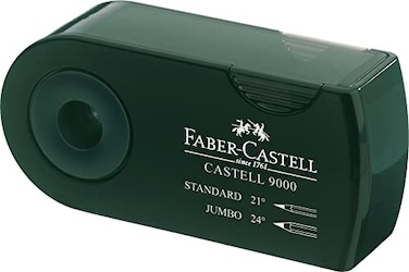 Faber-Castell FaberCastell F582800 Double Hole Sharpener Green