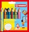 STABILO woody 3in1 duo MultiTalented Pencil Pack of 6 Assorted colors with Sharpener