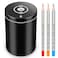 InTrrek Fully Automatic Electric Pencil SharpenerRechargeable smart Pencil SharpenerSuitable for No 2Colored Pencils 68 mmApplicable to SchoolClassroomOfficeHome