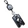 LIUGX Badge Holder for Airtag with Retractable Keychain Heavy Duty for Airtag HolderCase ID Card Holder Holds 6 Cards with 315 Badge Reel Key Chain 10000 Rebound 8oz