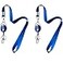 HoAoOo Retractable Badge Reel with Claw Clasp and Clip for Id Card Holders Blue