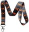 Execucat Awareness Ribbon Lanyard Keychain ID Badge Holder Orange