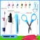 Spaluck 30 Pieces Nurse Pen Set Badge Reel Pen Tool Accessories Include Nursing Keychain Clip Set Mini Folding Stainless Safety Scissors for Nurse Doctor Day Gift